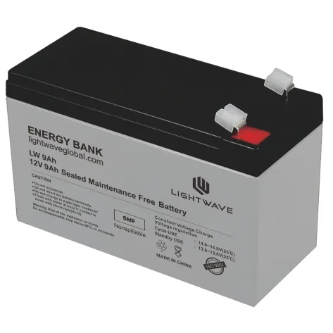 Lightwave 12V/9AH Ups battery-High Performance SMF battery-LW 9AH
