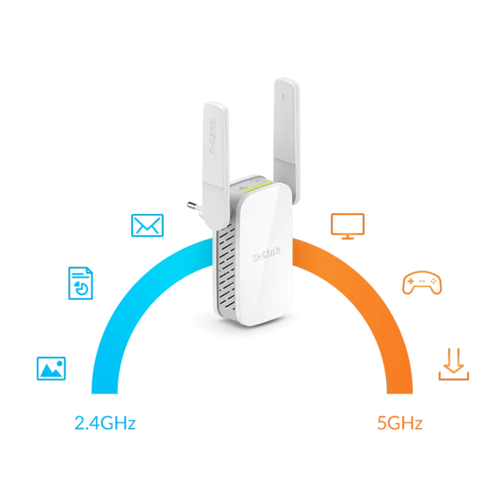 D-Link AC1200 Dual-Band Wi-Fi 5 Range Extender – DAP-1610