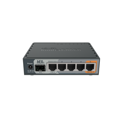 MikroTik RB760iGS hEX S 5-Port Gigabit Router with SFP