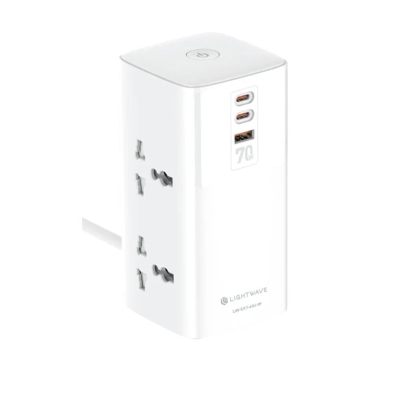 Lightwave Extension Socket- 3 Metres 4WAY-LW EXT 43U