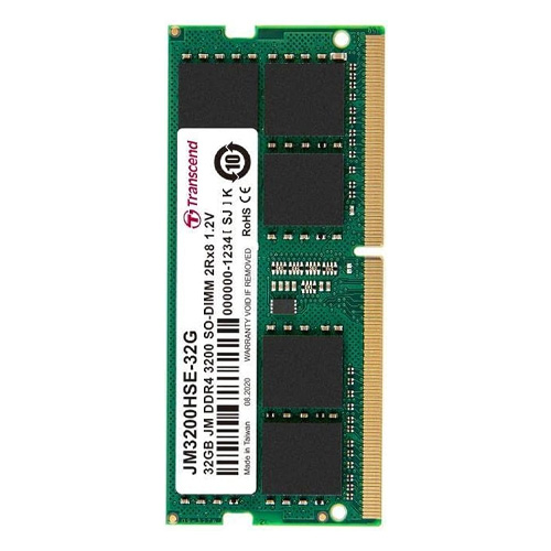 Transcend Laptop RAM DDR4 32GB 3200-JM3200HSE-32G