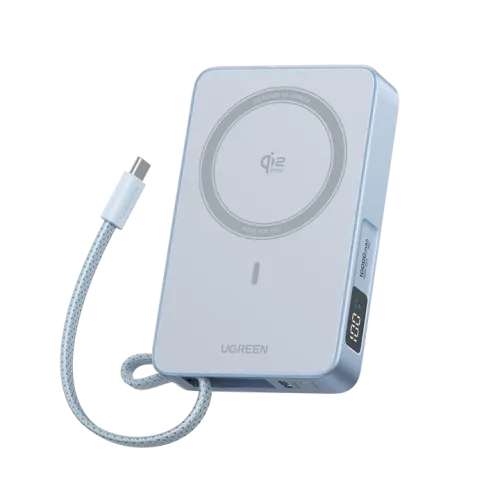 UGREEN MagFlow 10000 mAh Magnetic Wireless Power Bank (25W)