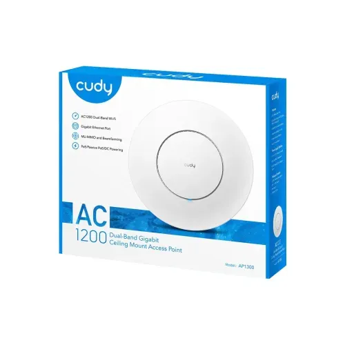 CUDY AP1300 AC1200 Indoor Wi-Fi Gigabit Acess Point-CUDY AP1300 INDOOR