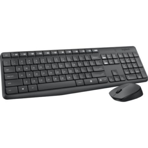Logitech MK235  Wireless Keyboard and Mouse Black-920-007897