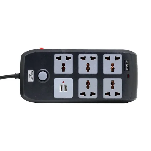 Lightwave Extension Socket- 3 Metres 5 WAY-LW EXT 52U