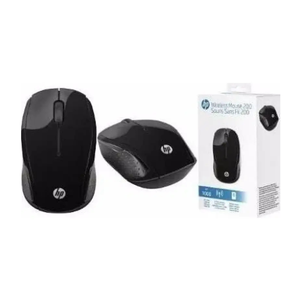 HP Wireless Mouse 200 Black - X6W31AA