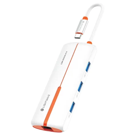 Light Wave  USB-C MULTI-FUNCTIONAL 6-in-1 Docking Station