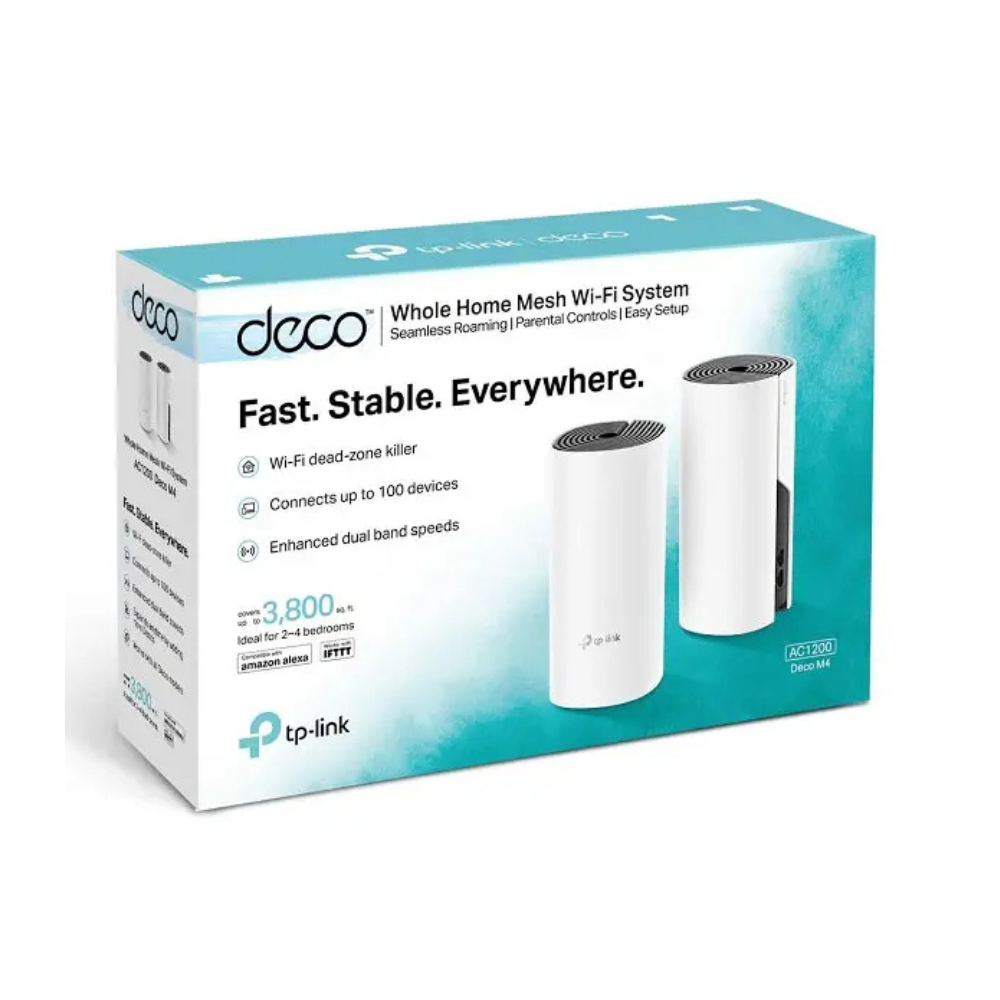 TP-Link Deco M4 AC1200 Mesh Wi-Fi (2 Pack) – TL-DECO M4