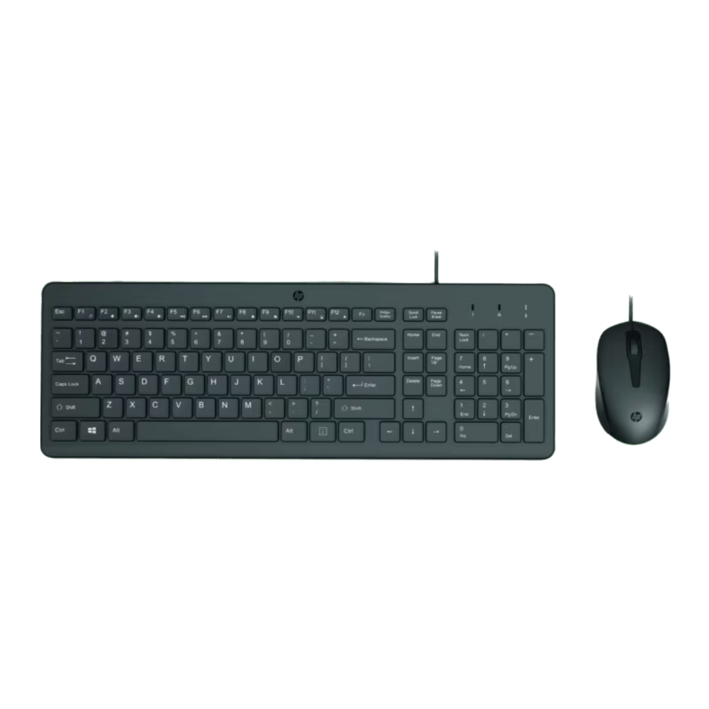 HP 150 Wired Mouse and Keyboard – 240J7AA