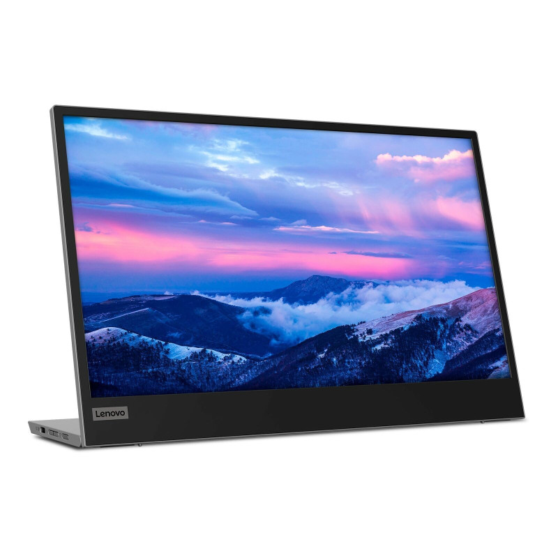 Lenovo L15 15.6" FHD USB-C Portable Monitor, Grey Color, Connectivity: 2 USB-C 3.2 Gen 1 - 66E4UAC1WL