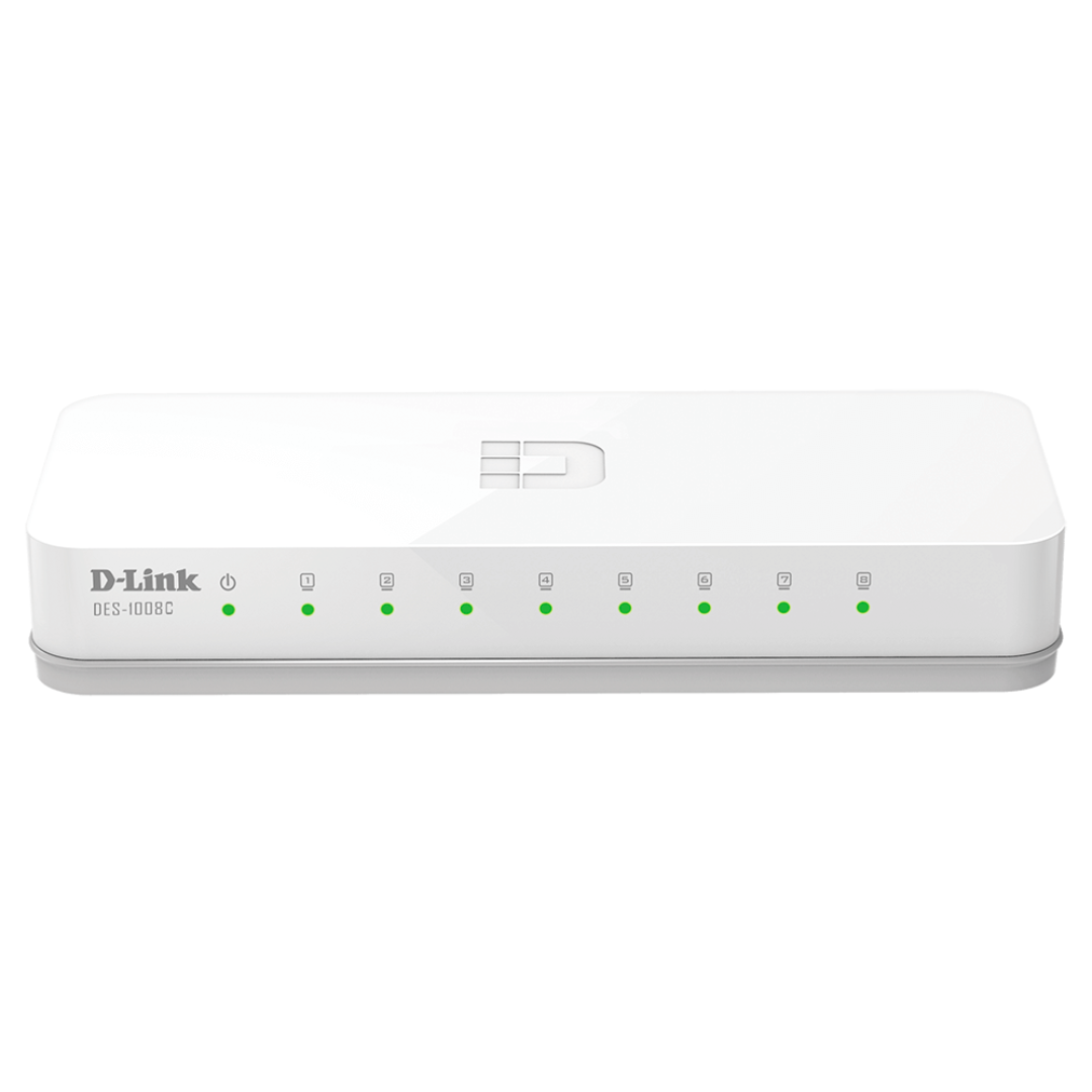 D-Link DES-1008C/B 8 port 10/100Base-T unmanged switch- DES-1008C/B