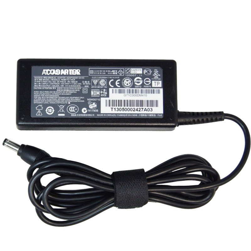 Power adapter fit Toshiba Satellite C655D-65W