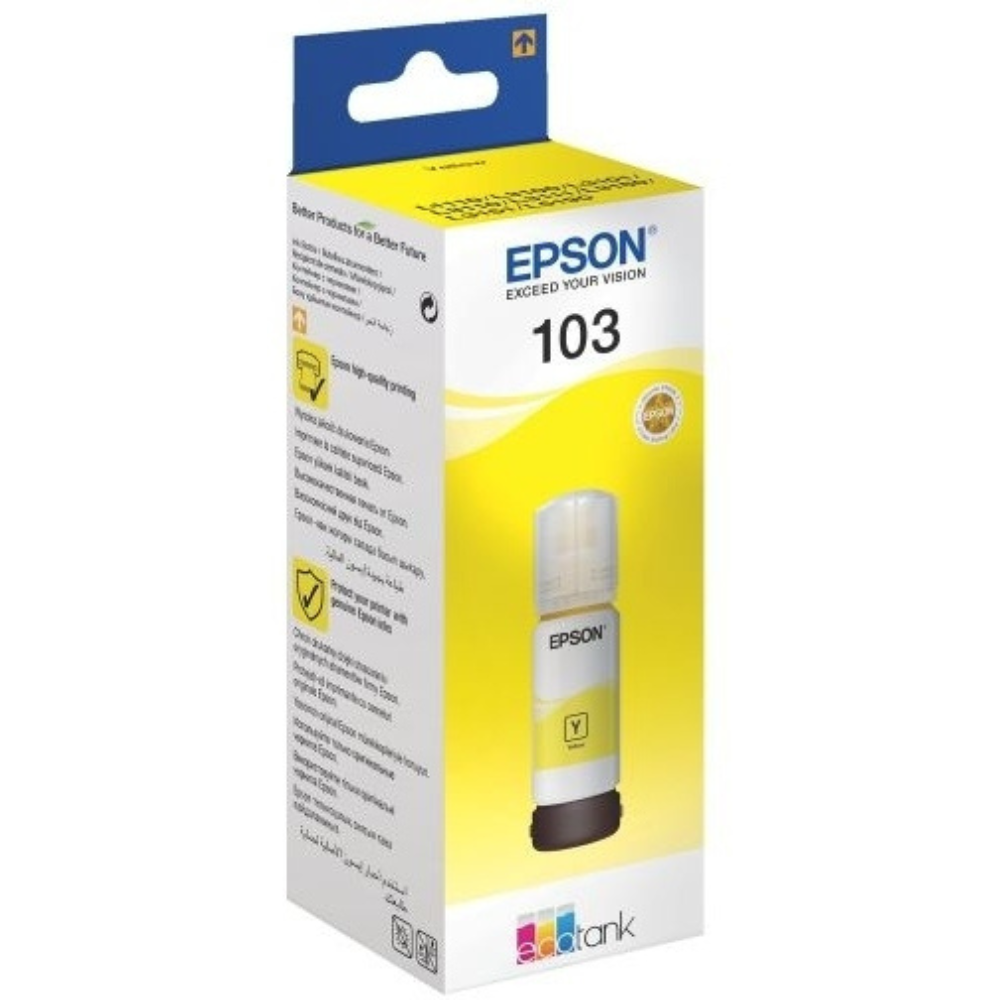 INK CART EPSON  103 Yellow – 65ml - C13T00S44A