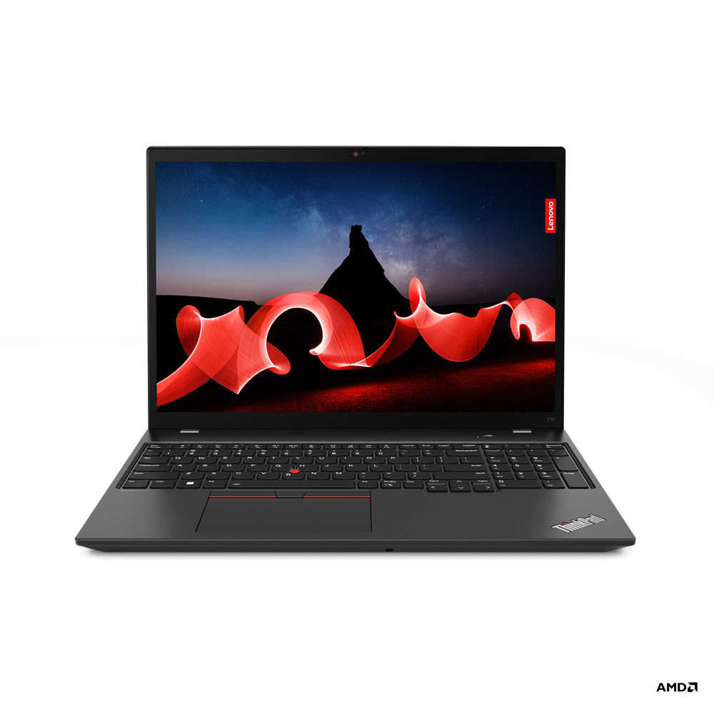 Lenovo ThinkPad T16 Gen 2, Intel Core i7 1355U, 16GB DDR5 5200 (Up to 32GB Support), 512GB SSD M.2 2280 PCIe 4.0x4 NVMe Opal 2.0, Windows 11 Pro, 16" WUXGA, No ODD - 21HH0057UE