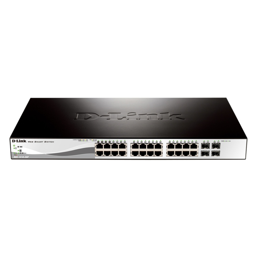 D-link DGS-1210-28P 28-Port Gigabit PoE Switch- DGS-1210-28P