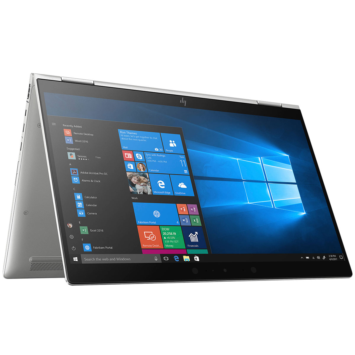 HP EliteBook x360 1030 G4 Intel® Core™ i7-8665U Hybrid (2-in-1) 33.8 cm (13.3") Touchscreen Full HD 16 GB DDR3L-SDRAM 256 GB SSD Wi-Fi 6 (802.11ax) Windows 10 Pro