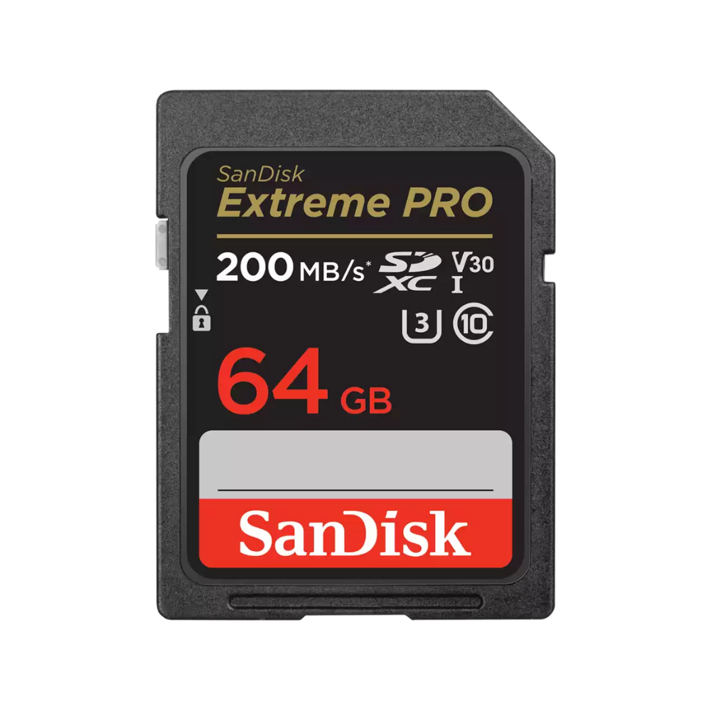 SanDisk Extreme PRO 64GB SDXC UHS-I Card 200 MBPs - SDSDXXU-064G-GN4IN