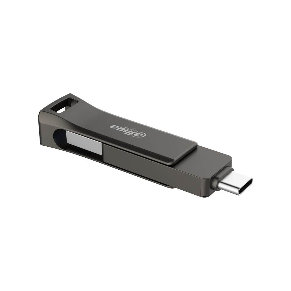 Dahua 128 GB Dual Drive USB3.2 Gen 1 Gray metal case, Type A & Type C interface - DHI-USB-P629-32-128GB