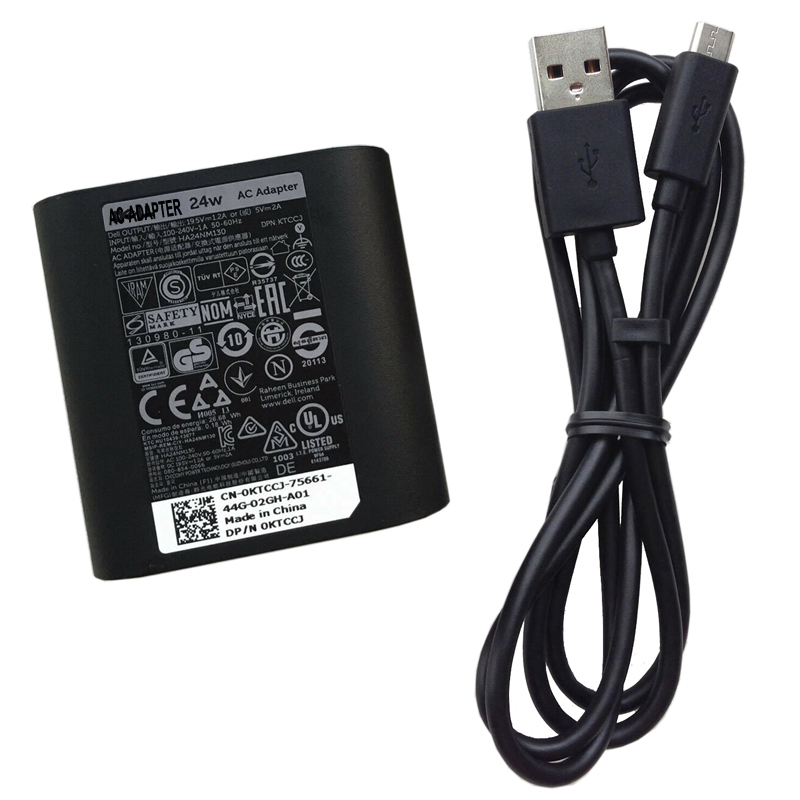 24W Power adapter for Dell Venue 11 Pro 7139 Tablet