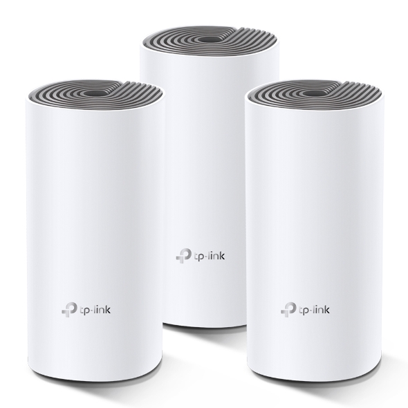 TP-Link Deco E4 AC1200 Whole Home Mesh Wi-Fi System (3 Pack) - TL-DECO E4 (3-PACK)