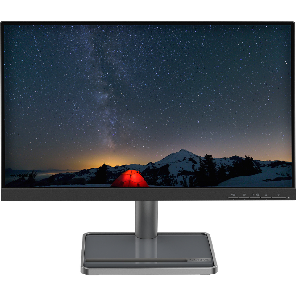 Lenovo L22i-30 21.5" FHD Monitor, Raven Black Color, Connectivity : 1 VGA, 1 HDMI 1.4 - 66CAKAC1UK