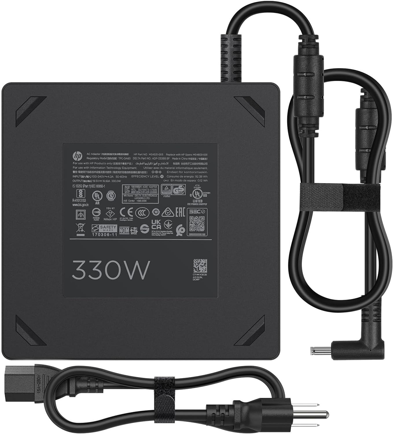 330W Laptop Adapter Charger for HP, Omen 17-ck1