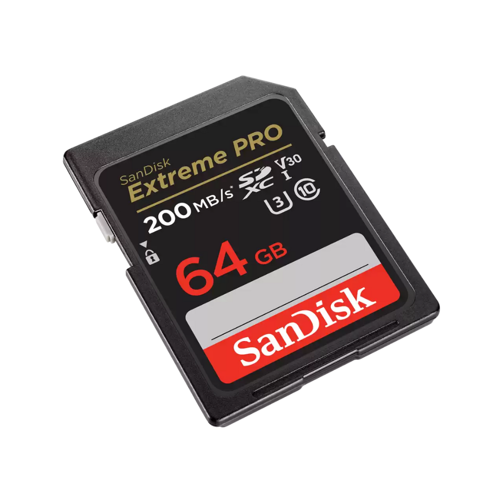 SanDisk Extreme PRO 64GB SDXC UHS-I Card 200 MBPs - SDSDXXU-064G-GN4IN