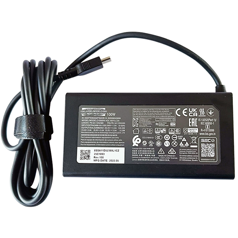 Power adapter for Lenovo Yoga Slim 7 Pro 14IAH7 (82UT) 100W Type-C