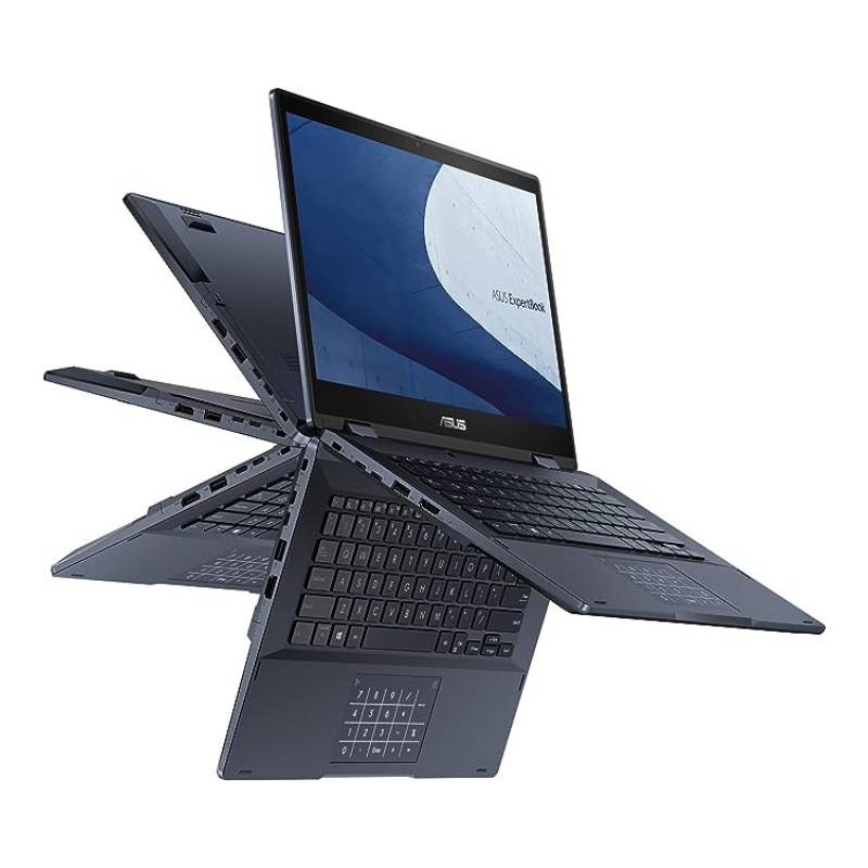 ASUS ExpertBook B3 Flip (B3402F) laptop Intel® Core™ i5-1165G7 Hybrid (2-in-1) 35.6 cm (14") Touchscreen Full HD 8 GB DDR4-SDRAM 512 GB SSD Wi-Fi 6 (802.11ax) Windows 11 Pro