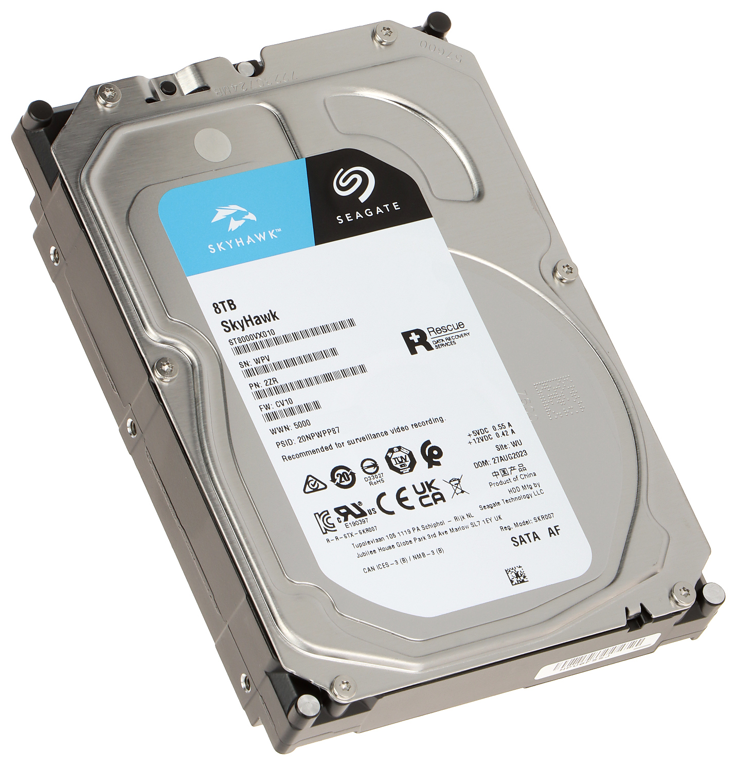 Seagate SkyHawk Internal Hard Drive 8TB Surveillance – ST8000VX010