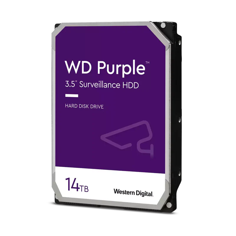 WD Purple Surveillance Hard Drive 14TB, 512MB- WD140PURZ
