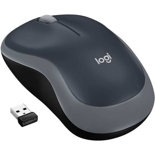 Logitech M185 Wireless Mouse - Swift Grey - 910-002235