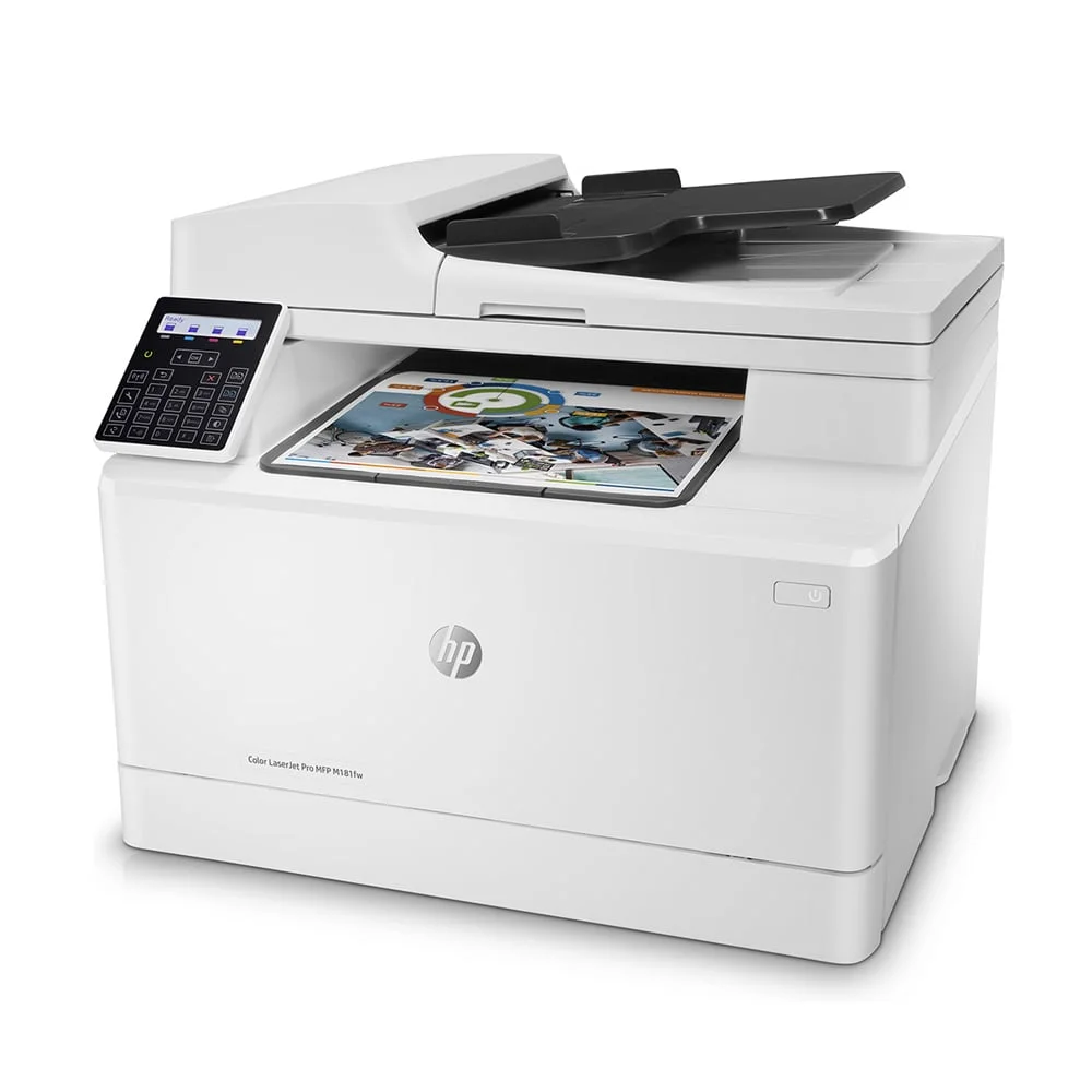HP Color LaserJet Pro MFP M283fdn Printer, Print, Copy, Scan and Fax - Duplex Printing, ADF, Ethernet, USB Interface with LCD Touchscreen - 7KW74A
