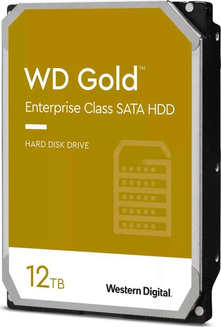 WD Gold Enterprise Class Hard Drive 12TB, 256MB, 7200rpm – WD121KRYZ