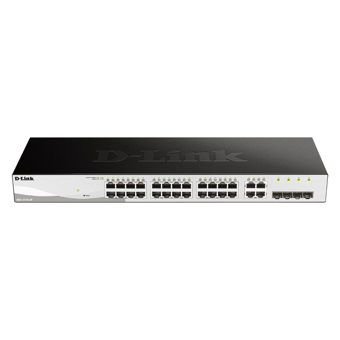 Dlink 28-Port Gigabit Smart Managed Switch Non-POE- DGS-1210-28