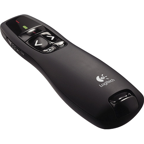 Logitech R400 wireless Presenter - Black - 910-001356