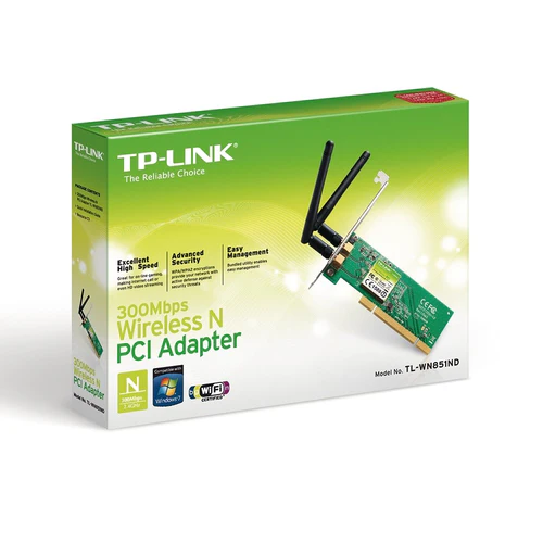 Tplink 300Mbps Wireless N PCI Adapter TL-WN851ND