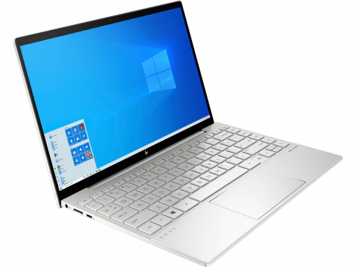 HP Envy 13-BA1055NR – Core i7-1165G7, 16GB RAM DDR4-2933Mhz (Onboard), 256GB SSD, 13.3” FHD, Windows 11 Home, Silver, Touchscreen, Fingerprint reader, 720P HD camera with shutter - 6D6J3UA