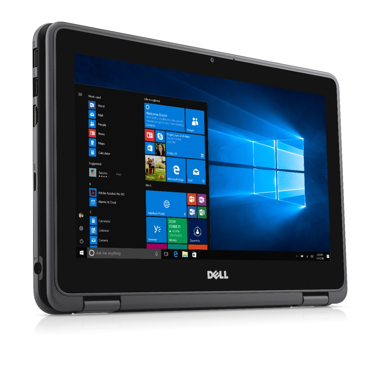 Dell Latitude 3189 x360 Intel® Celeron® N3350 Hybrid (2-in-1) 29.5 cm (11.6") Touchscreen HD 8 GB LPDDR3-SDRAM 128 GB SSD Wi-Fi 5 (802.11ac) Windows 10 Pro, Refurbished