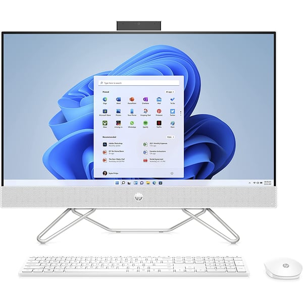HP All-in-One 24-cb1023nh PC, Intel Core i5 1235U, 8GB DDR4 3200, 512GB PCIe NVMe M.2 SSD, FreeDOS, 23.8" FHD Touch Screen, No ODD - 6V337EA