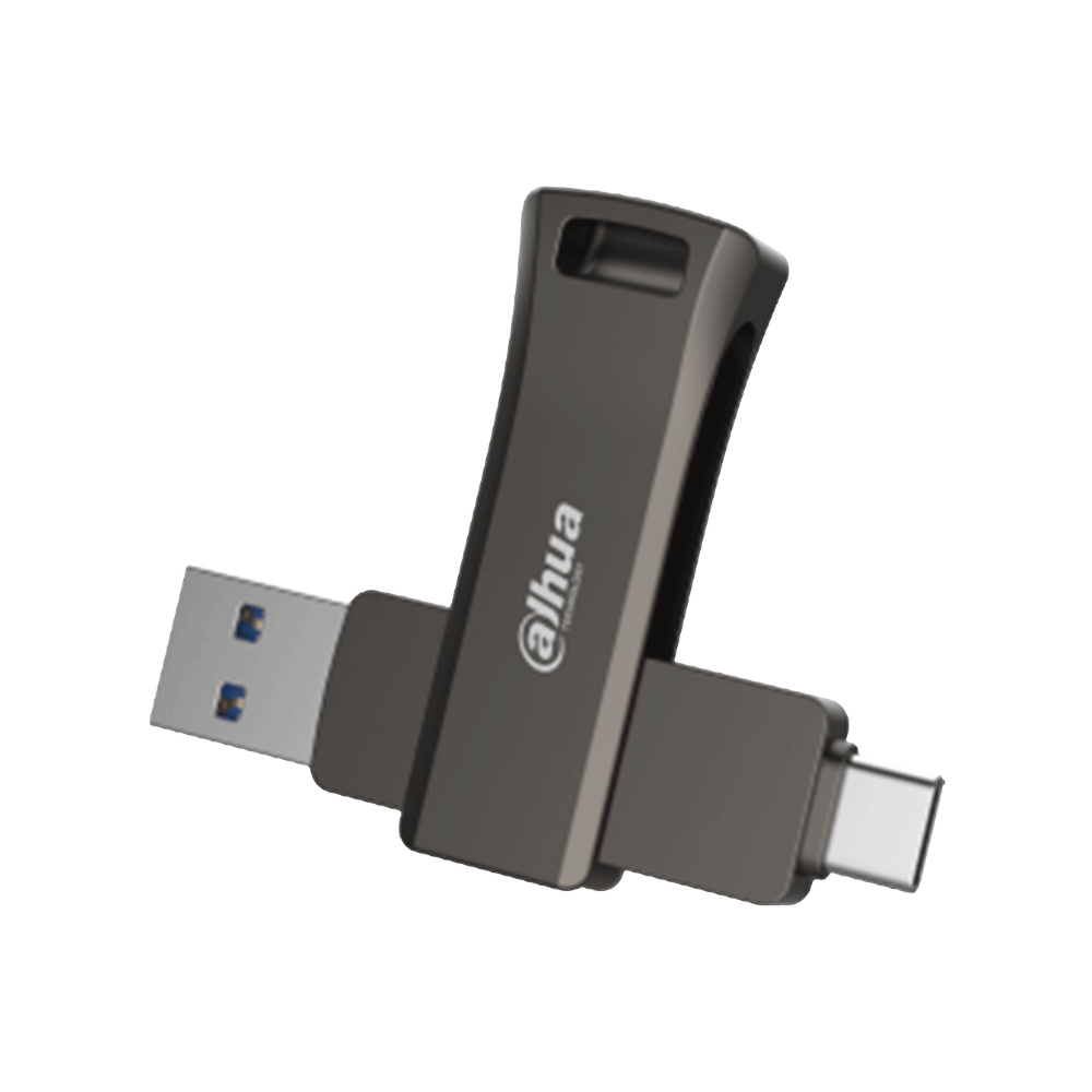 Dahua 256 GB Dual Drive USB3.2 Gen 1 Gray metal case, Type A & Type C interface - DHI-USB-P629-32-256 GB