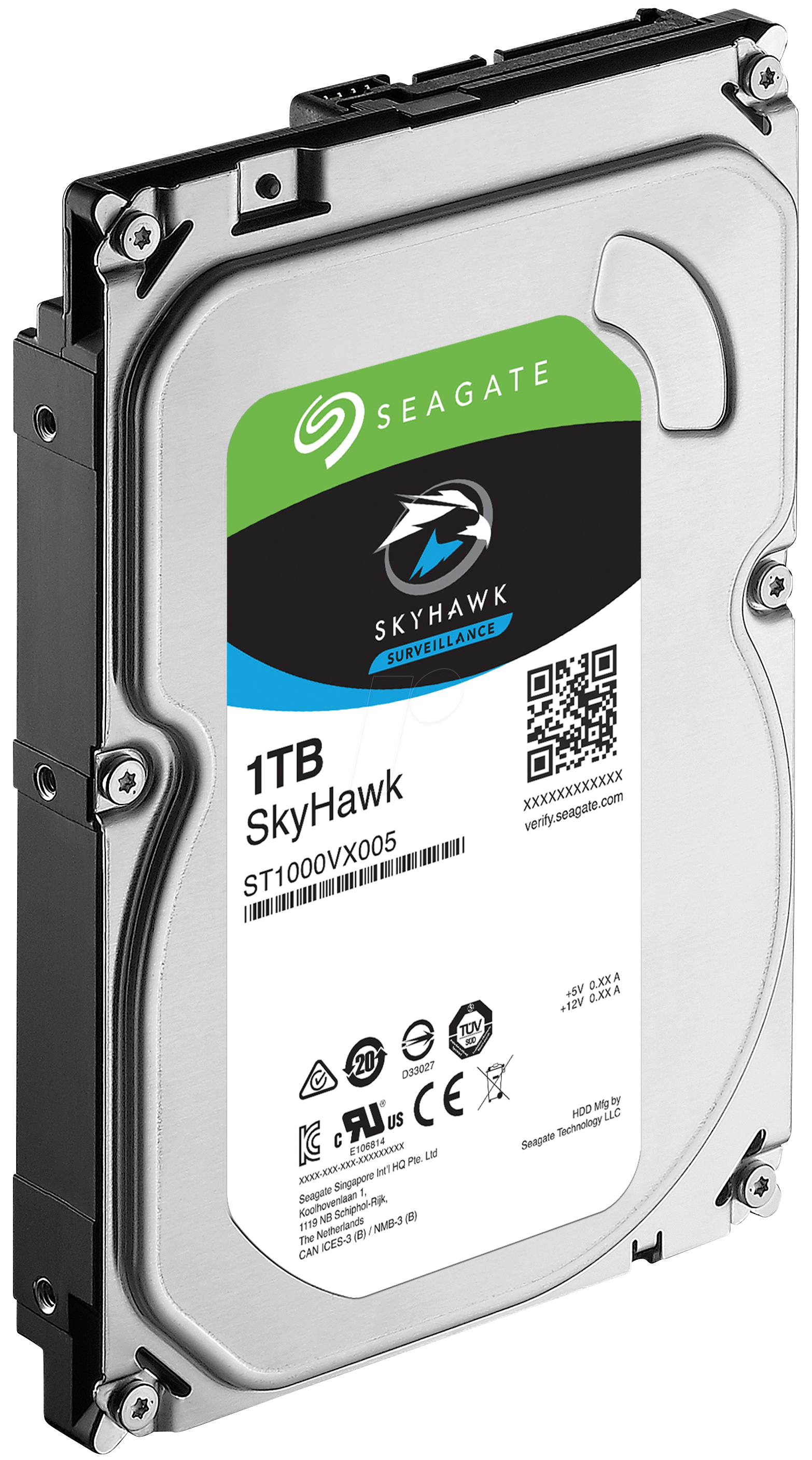 Seagate SkyHawk 1TB 3.5 inch Internal Surveillance Harddrive – ST1000VX005