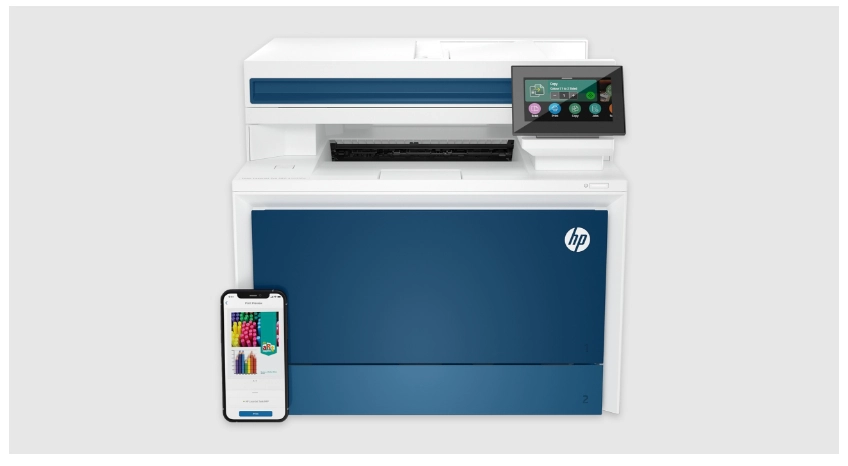 HP Color LaserJet Pro MFP 4303fdw Printer, Print, Copy, Scan and Fax - Duplex Printing, ADF, Duplex ADF Scanning, Wireless, Ethernet, USB Interface with LCD Touchscreen - 5HH67A