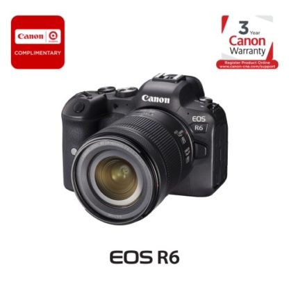 Canon EOS R6 Mirrorless Digital Camera with 24-105mm f/4-7.1 Lens