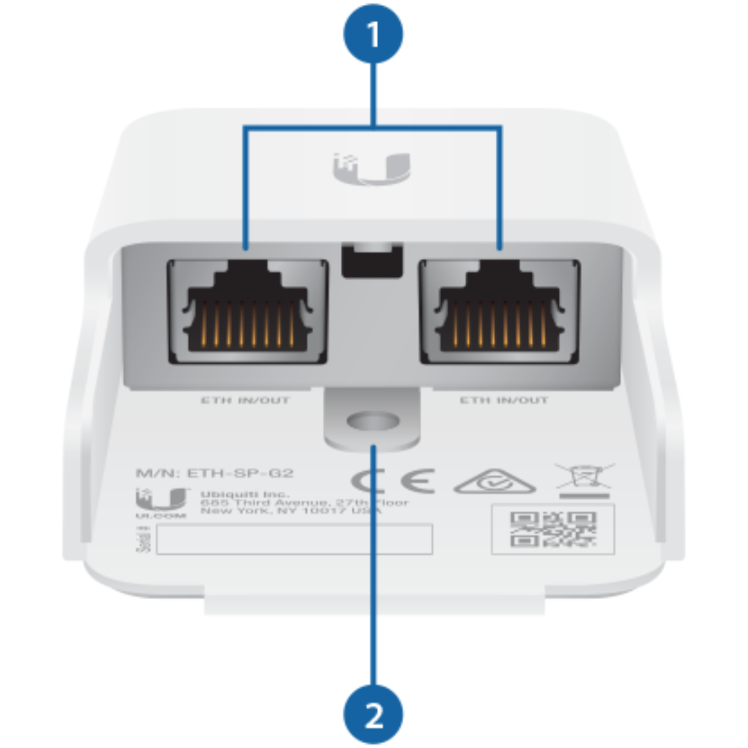 Ubiquiti Ethernet Surge Protector Gen 2- ETH-SP-G2