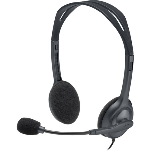 Logitech H111 Stereo Headset - Black (3.5mm Jack ) - 981-000593