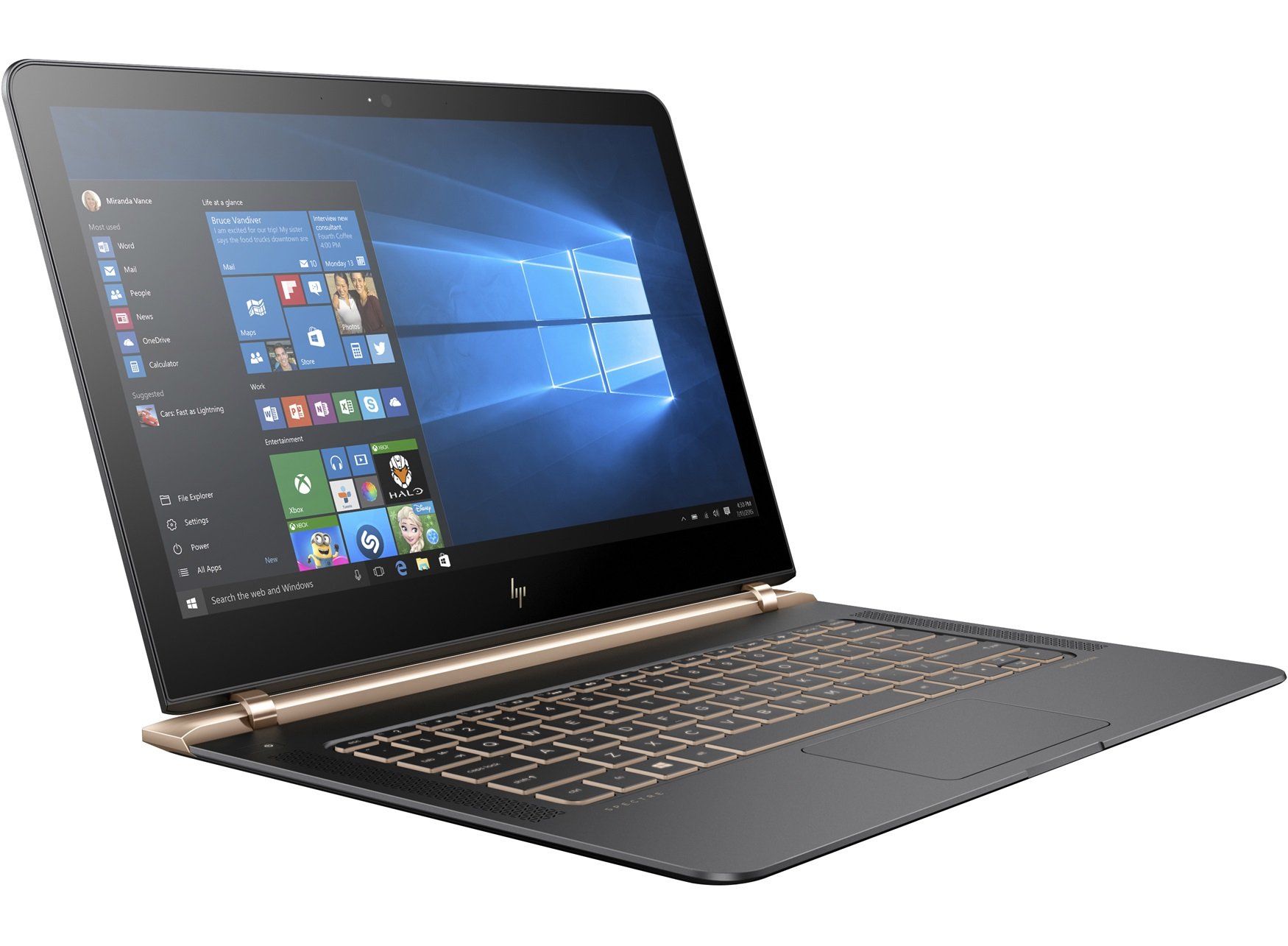 HP Spectre Intel® Core™ i5 i5-6200U Laptop 33.8 cm (13.3") Full HD 8 GB LPDDR3-SDRAM 256 GB SSD Windows 10