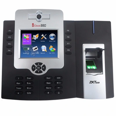 Zkteco Zk iClock 880 Access Control and Time & Attendance Reader