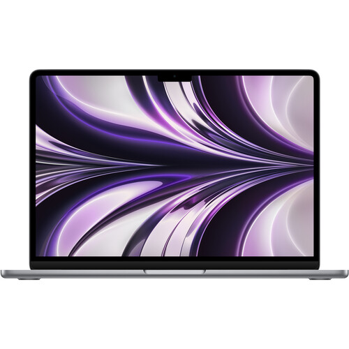 Apple MacBook Air M2 Chip 8-core CPU - 10 Core GPU, 8GB RAM, 256GB SSD, 13.6'' 1080P FHD camera, Fingerprint reader, Backlit keyboard- MLXW3LL/A