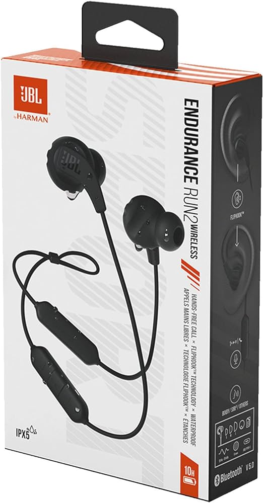 JBL Endurance Run 2 BT – Waterproof Wireless Sports In-Ear Magnetic Headphones